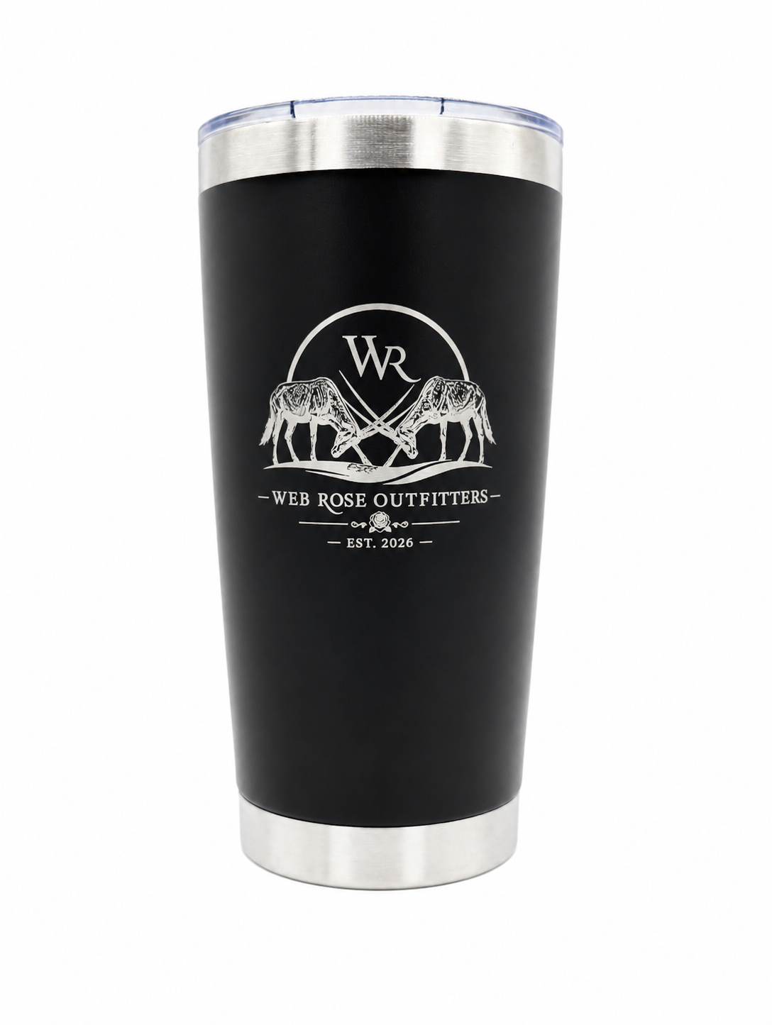 WR Logo Black Tumbler