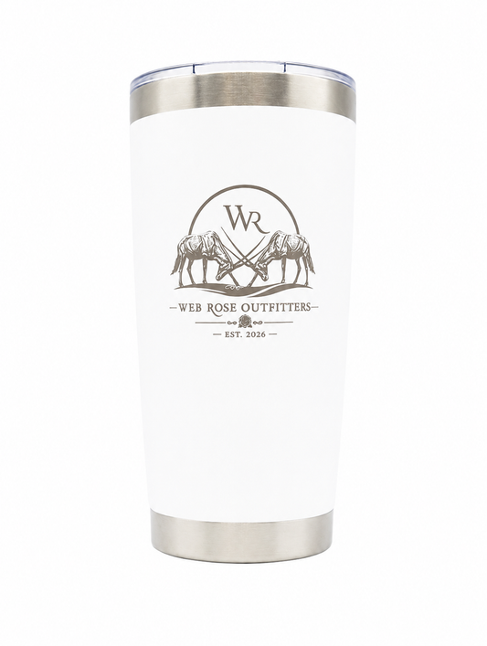 WR Logo White Tumbler