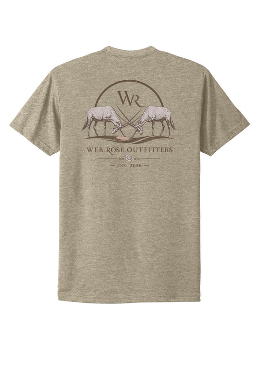 WR Logo Heather Tan Tee