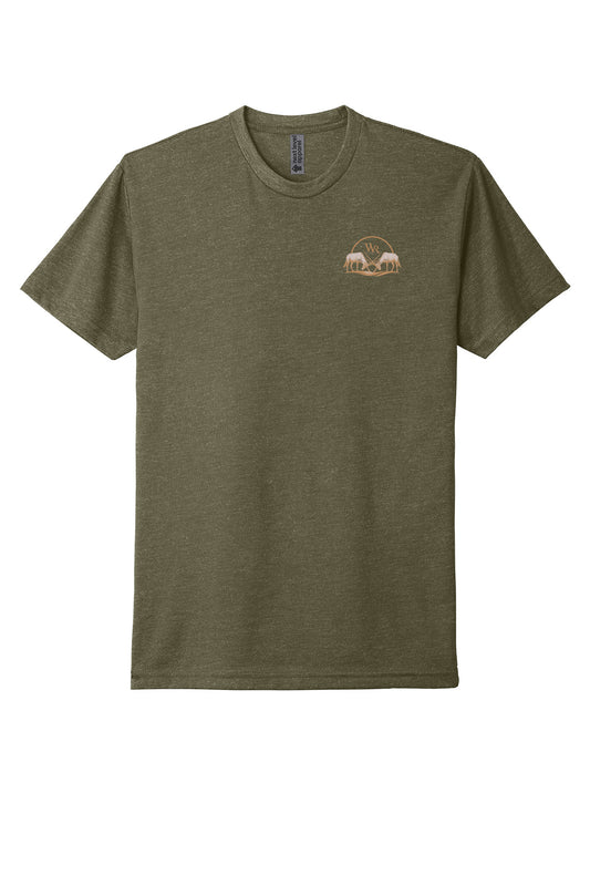 WR Black Buck Military Green Tee
