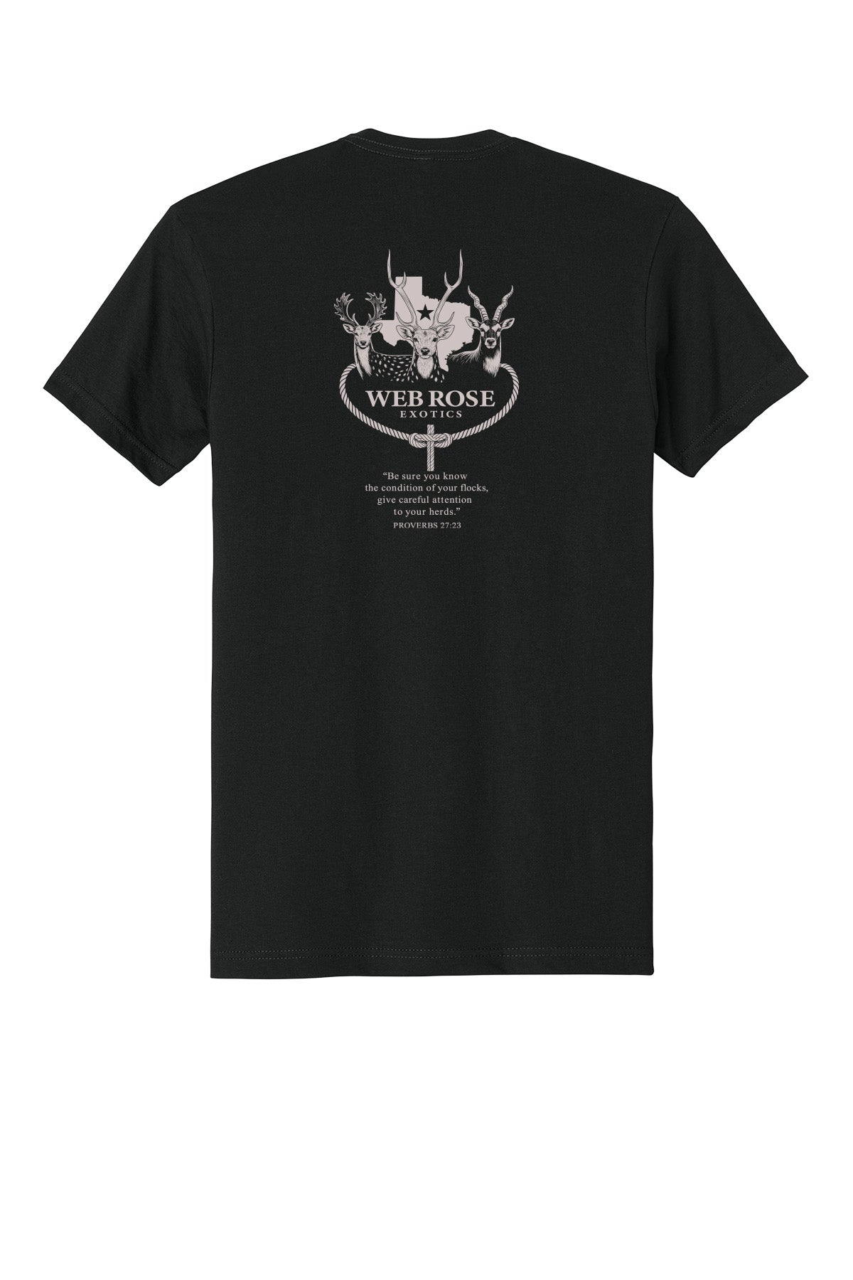 WR Proverbs Black Tee