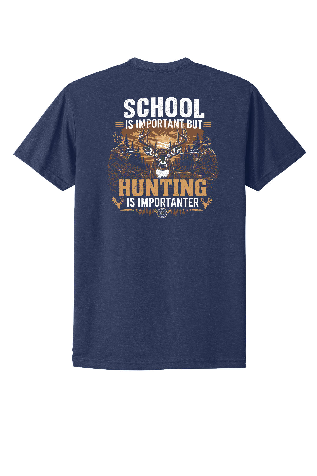 WR School Navy Tee