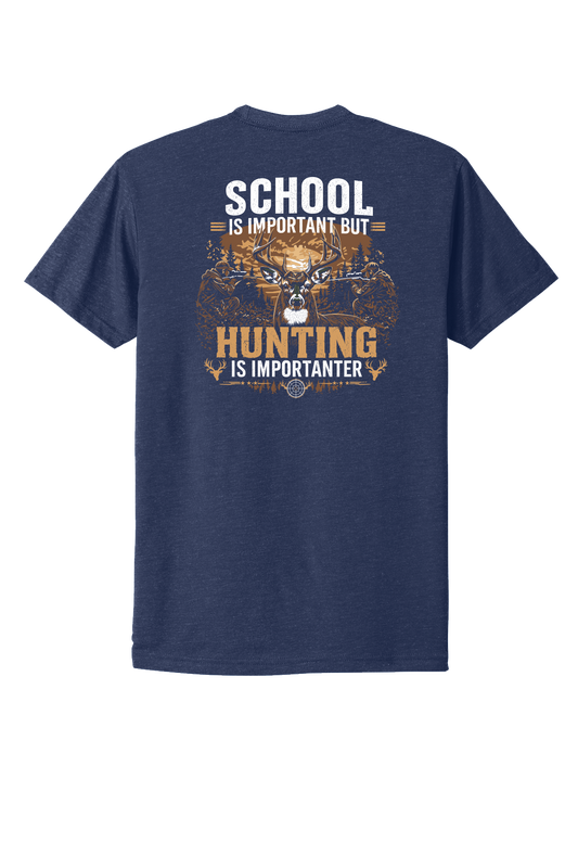 WR School Navy Tee